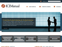 Tablet Screenshot of icimutual.com